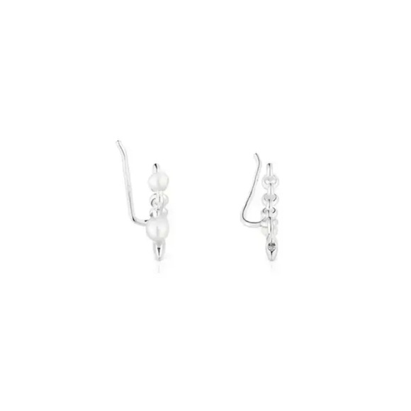 Tous Shapes Pea in a pod Pearl Row Line Earrings - Picture 3 of 14